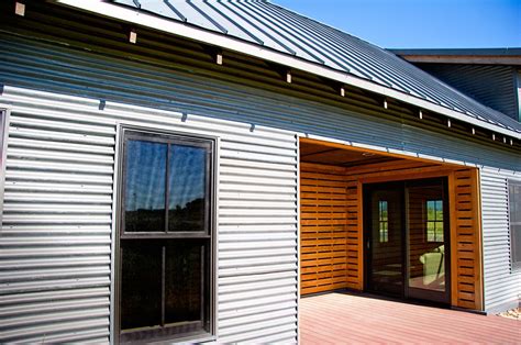 corrugated metal on the exterior of house|exterior homes with corrugated metal.